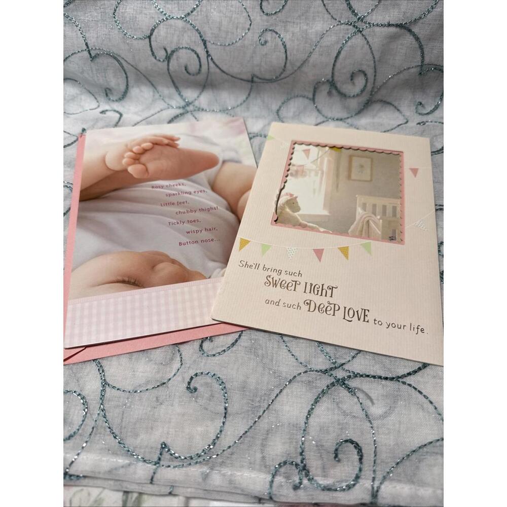Baby Shower‎ Cards,lot Of 2, Only One Envelope
